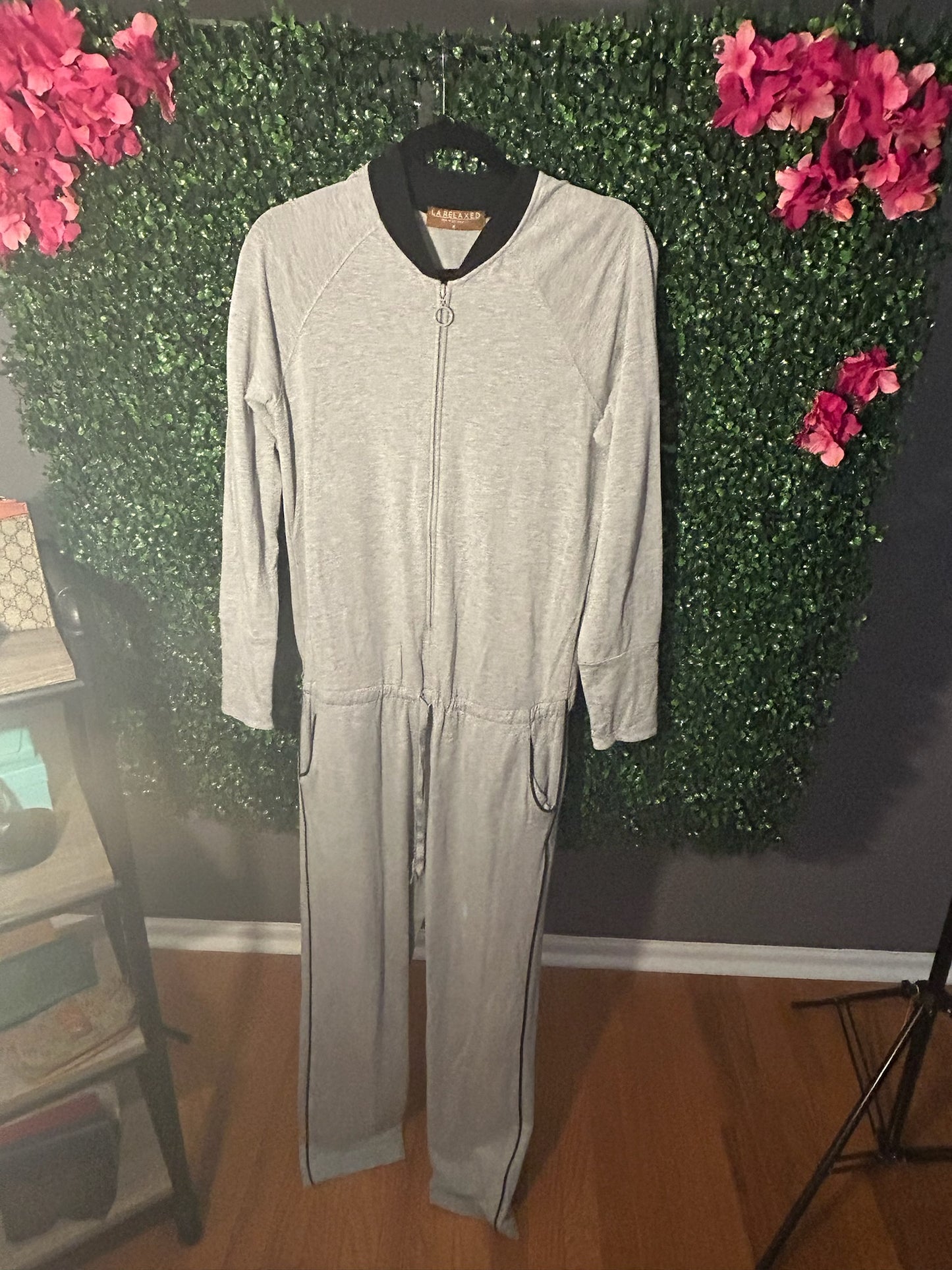 LA Relaxed long sleeve jumpsuit
