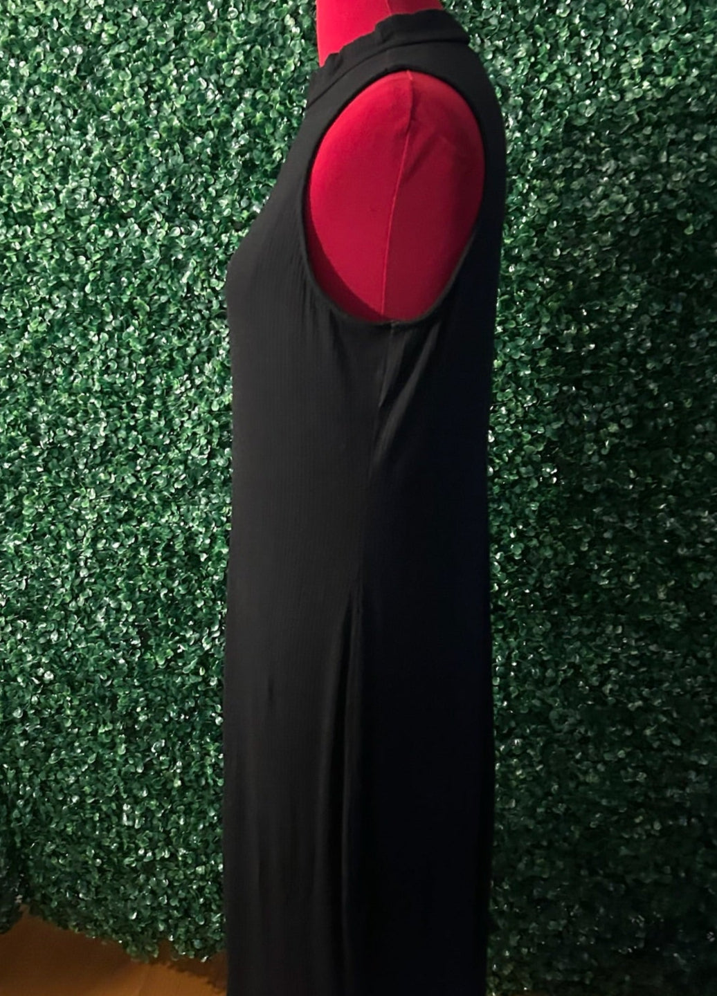 Express Ribbed Black Dress