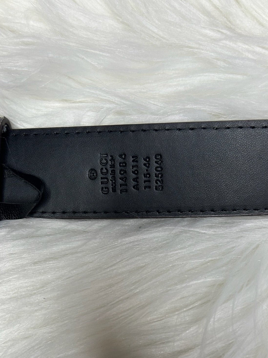 Gucci GG Monogram Belt