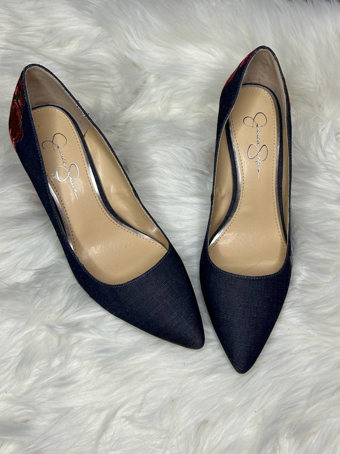 Jessica Simpson Denim Heels