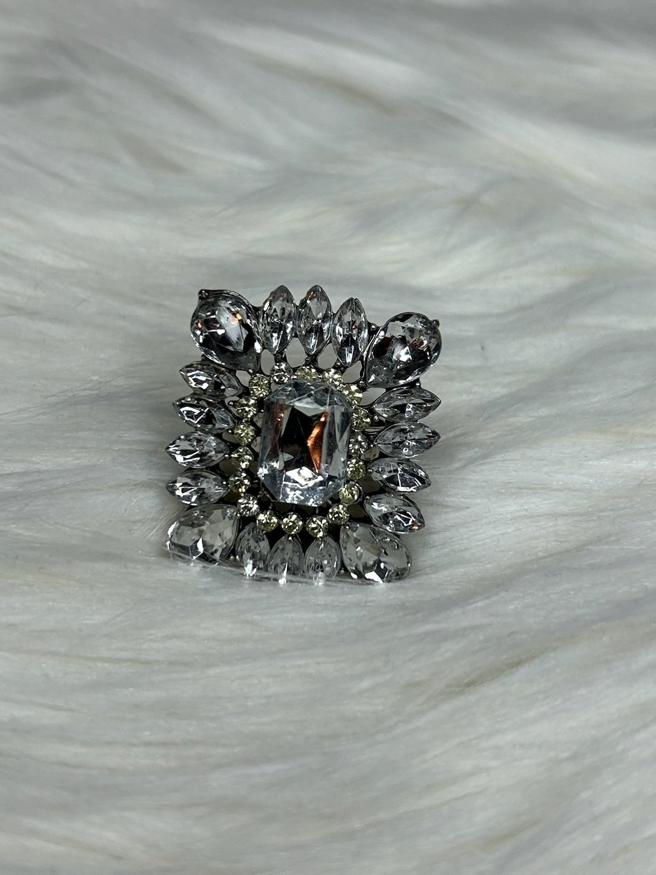 Silver Emerald Ring