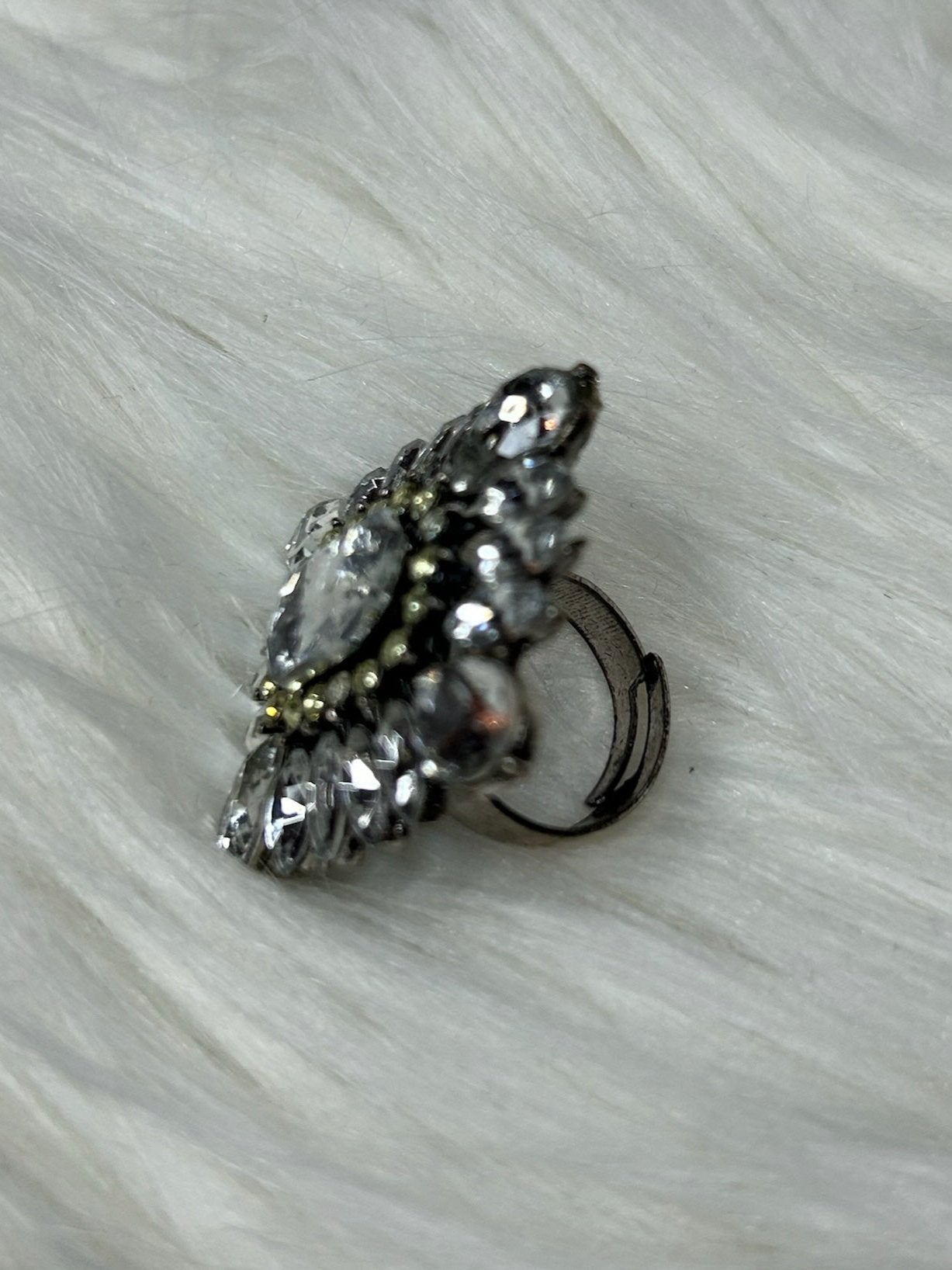 Silver Emerald Ring