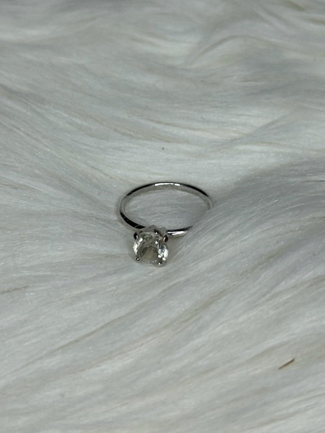 Silver Halo Ring
