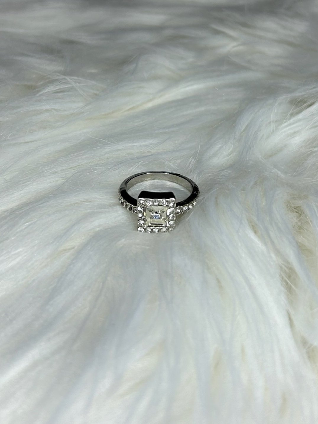 Square Diamond Ring