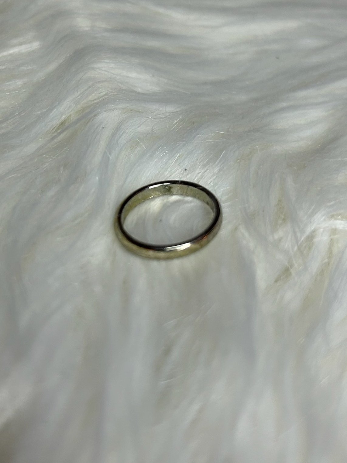 Silver Thick Band Ring
