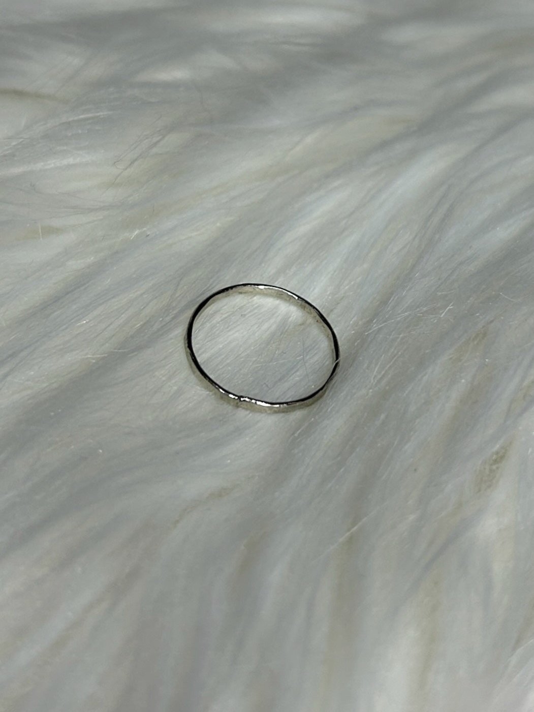 Silver Single Band Ring