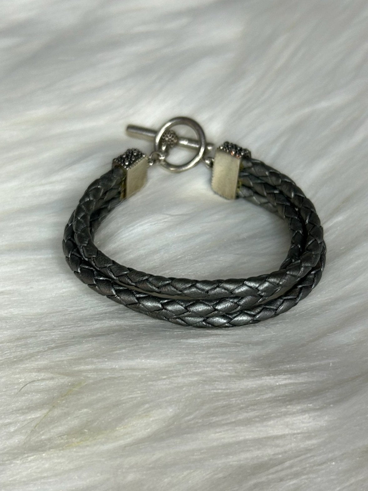 Michael Dawkins Starry Night Braided Leather Bracelet