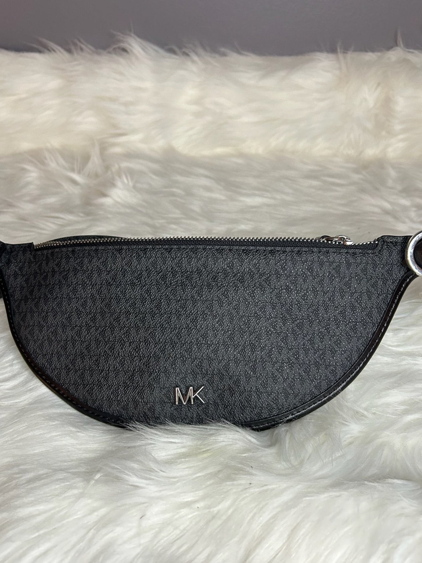 Michael Kors Black Leather Fanny Pack