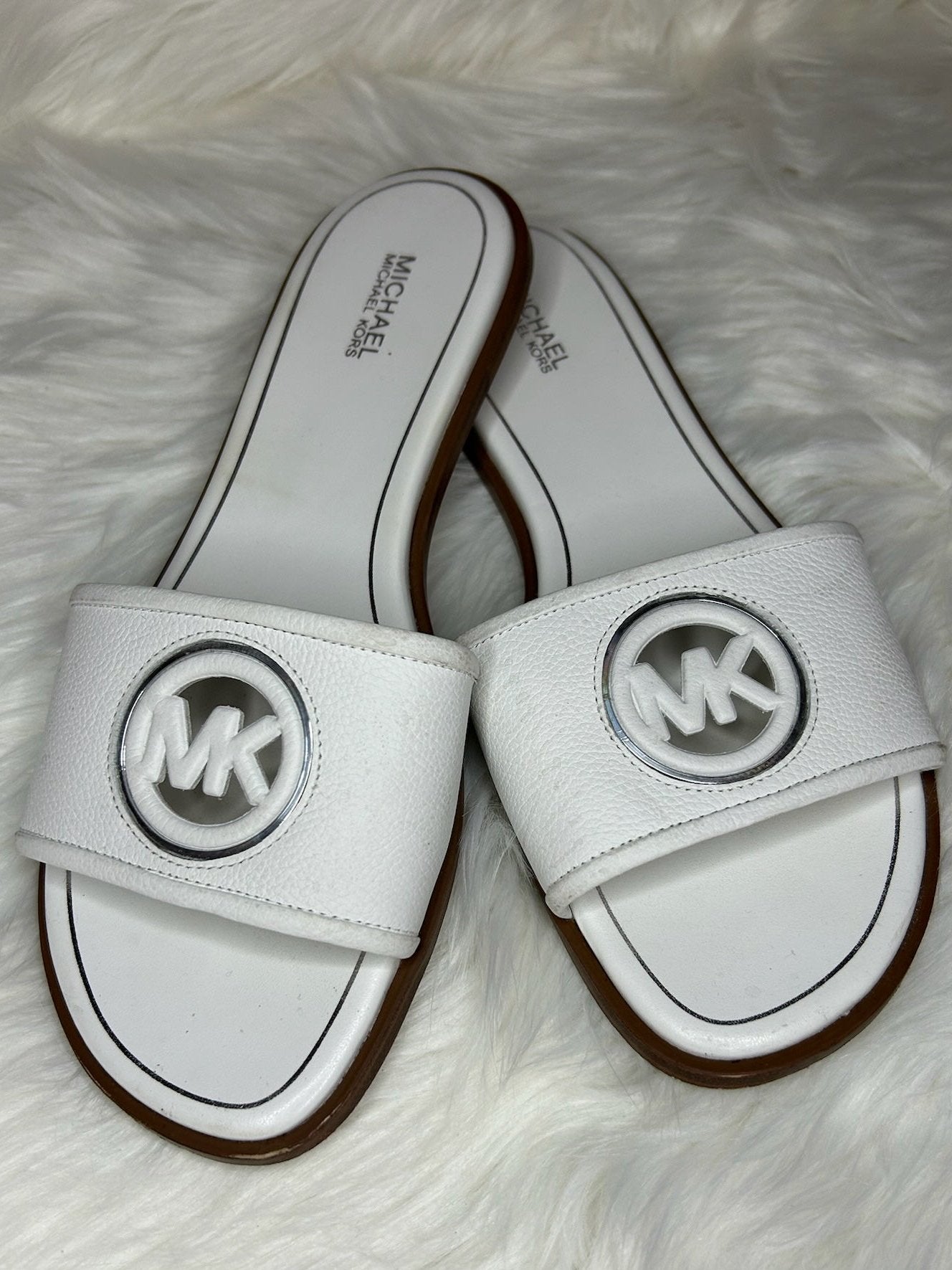 Michael Kors White Sandals