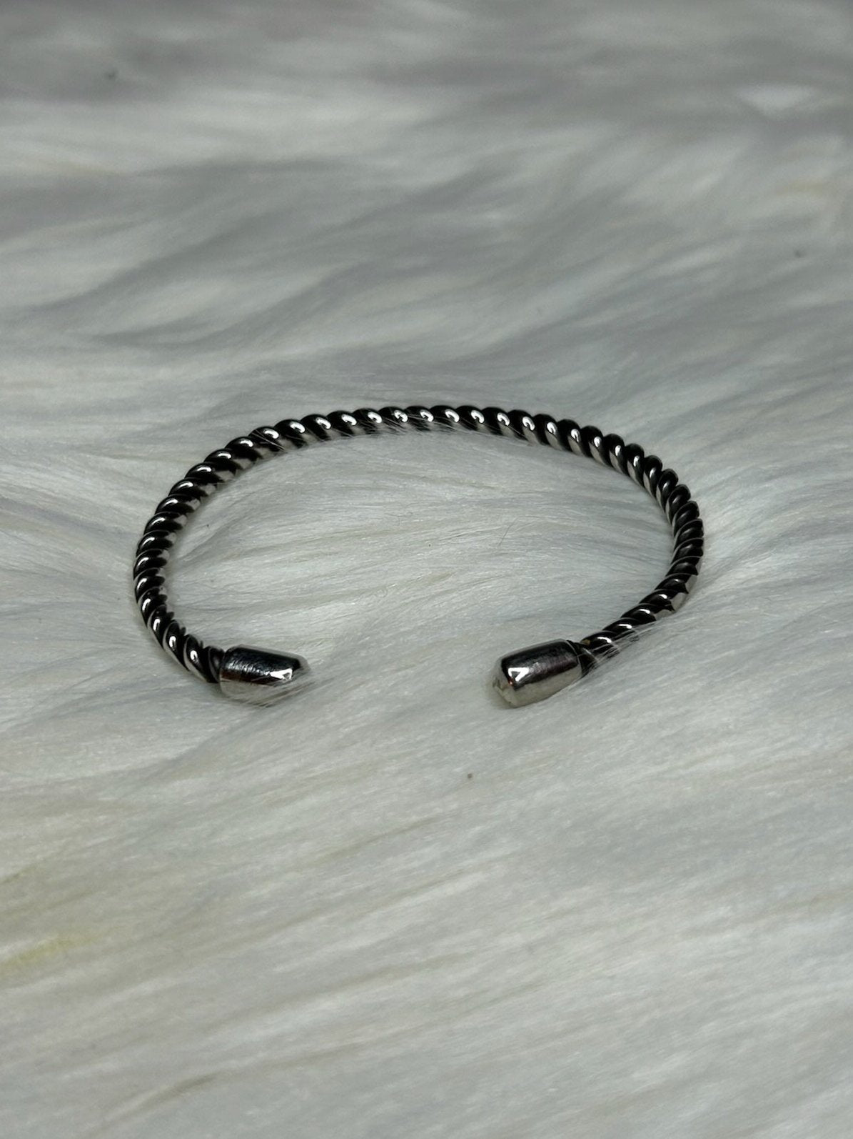 Silver Link Cuff Bracelet