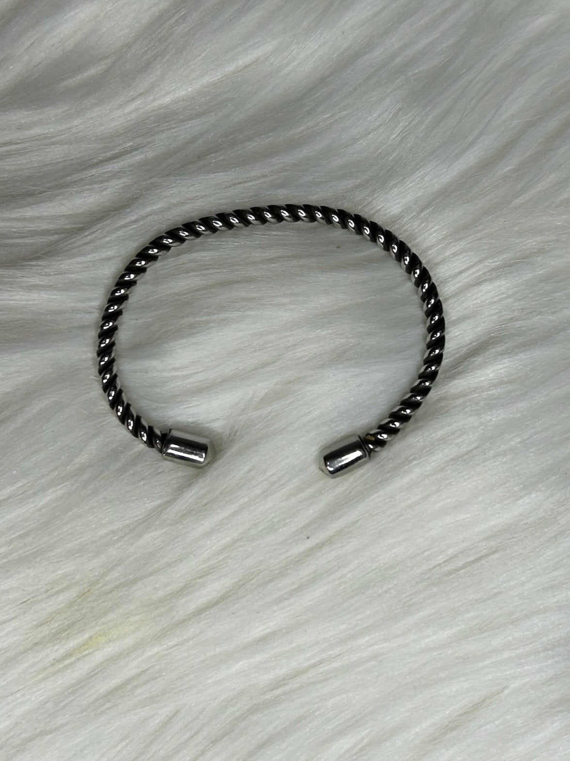 Silver Link Cuff Bracelet