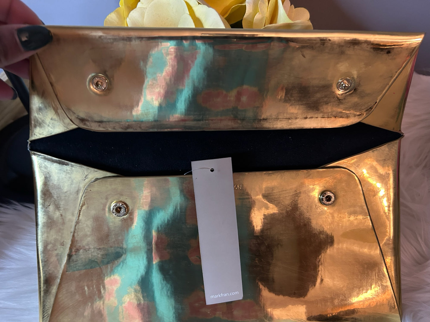 Gold Markfran Clutch