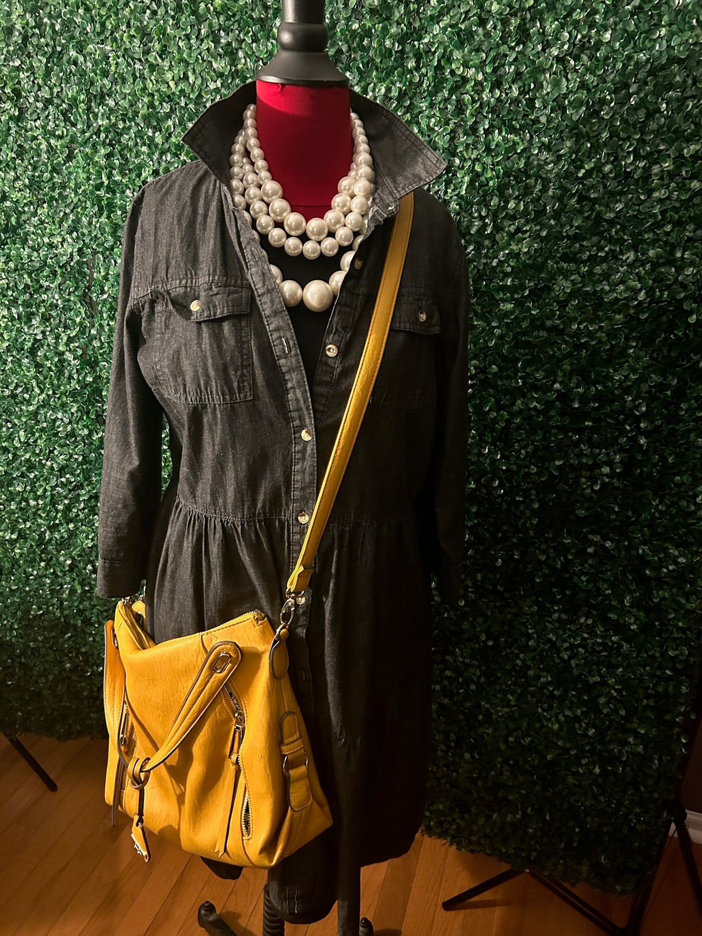 Jessica Simpson Yellow Leather Satchel