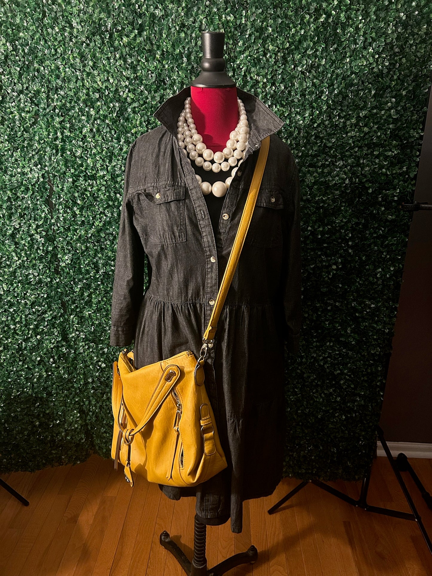 Jessica Simpson Yellow Leather Satchel