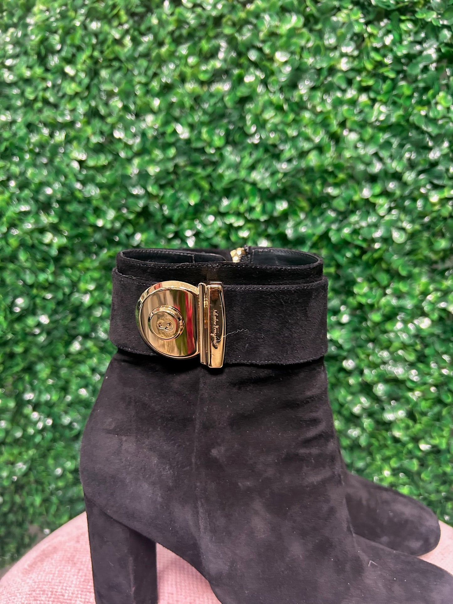 Ferragamo Black Booties
