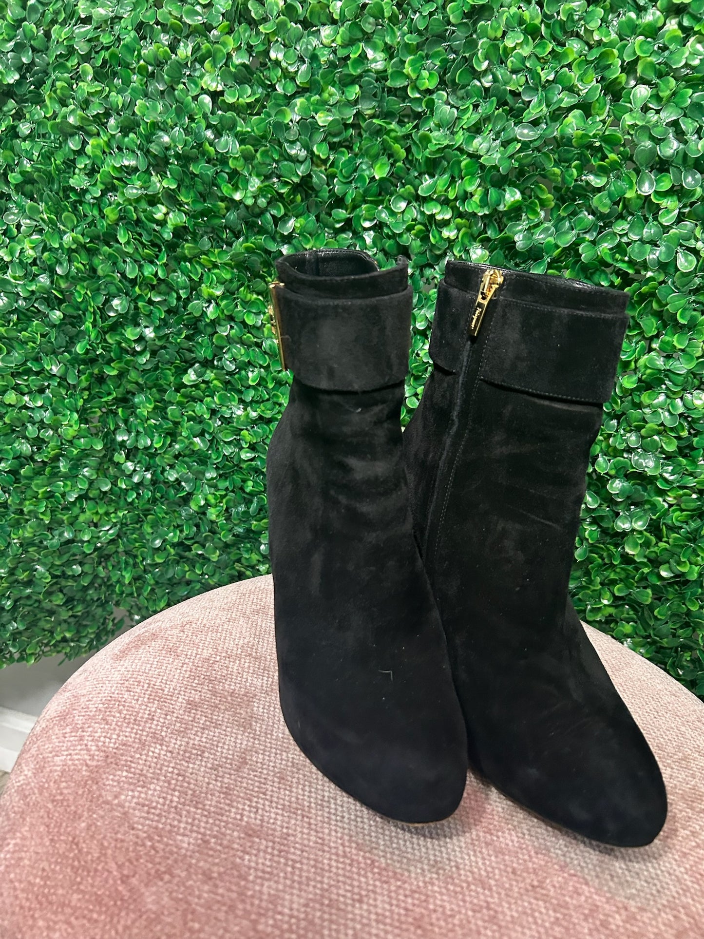 Ferragamo Black Booties