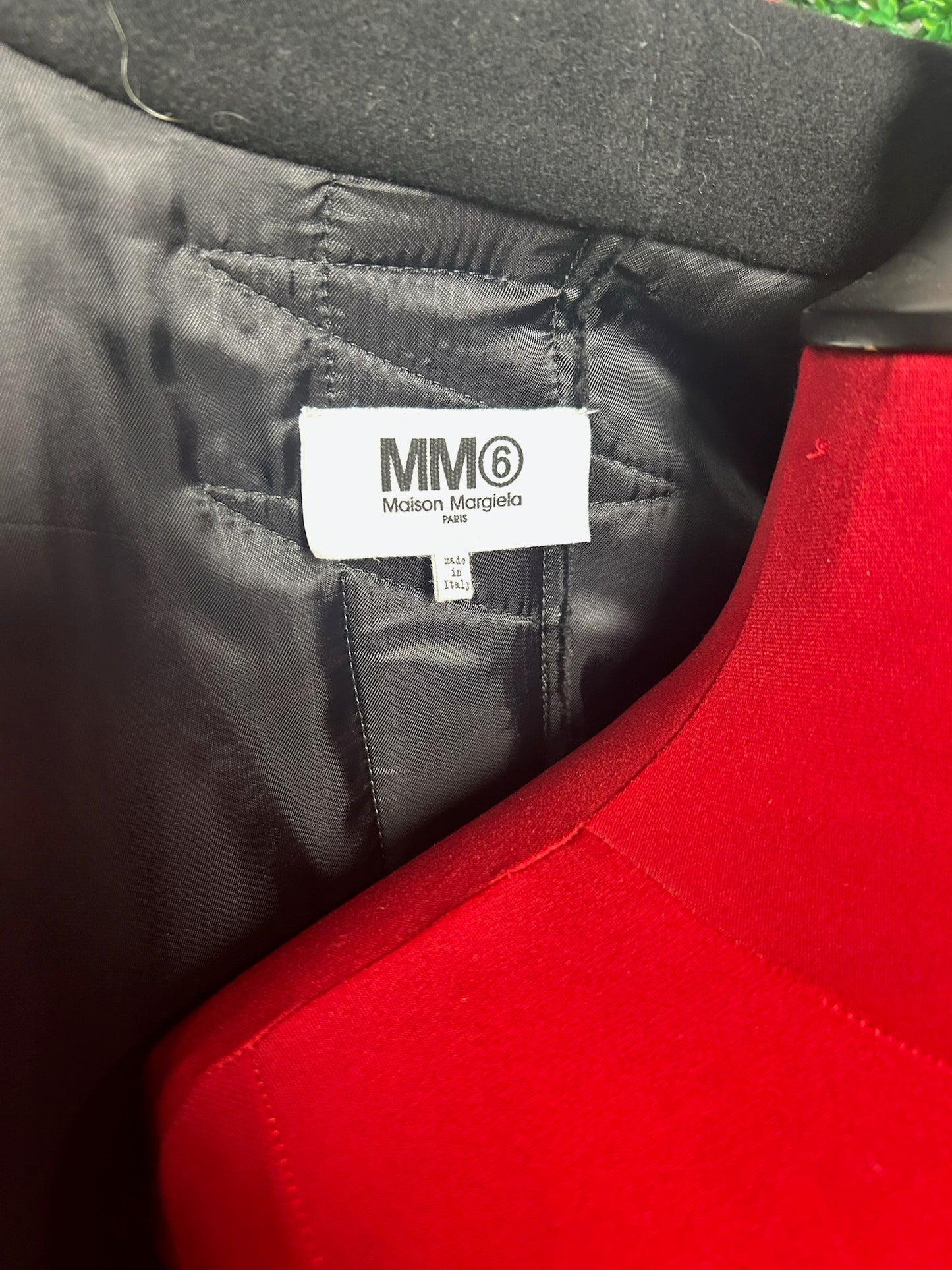 Mason Margiela Black Peacoat