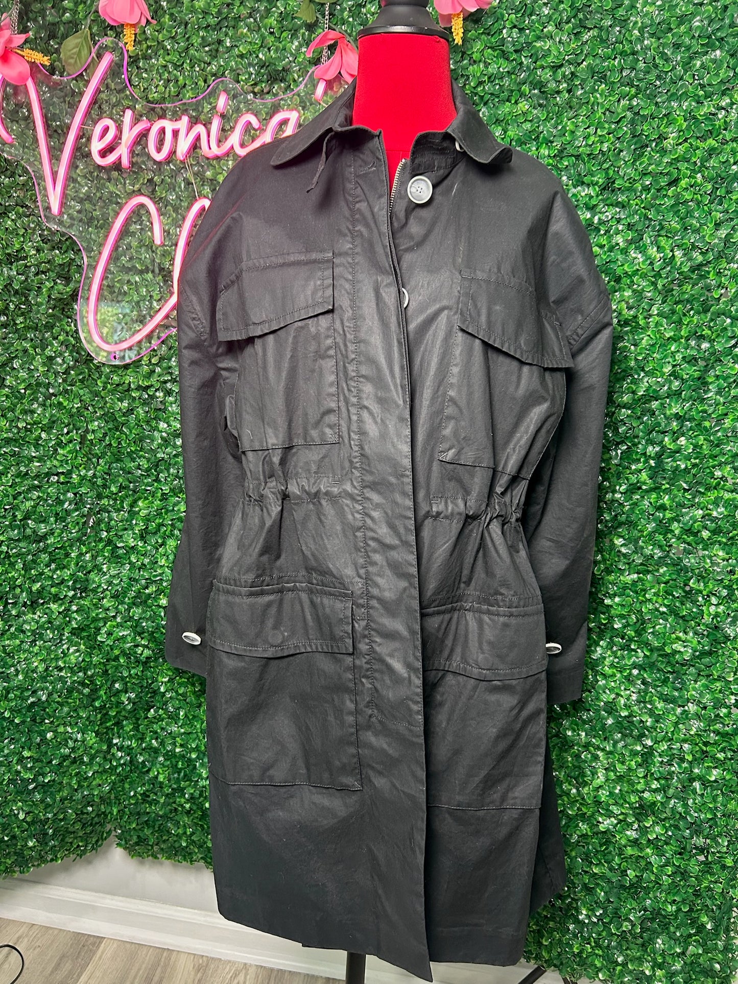 ATM Black Trench Coat