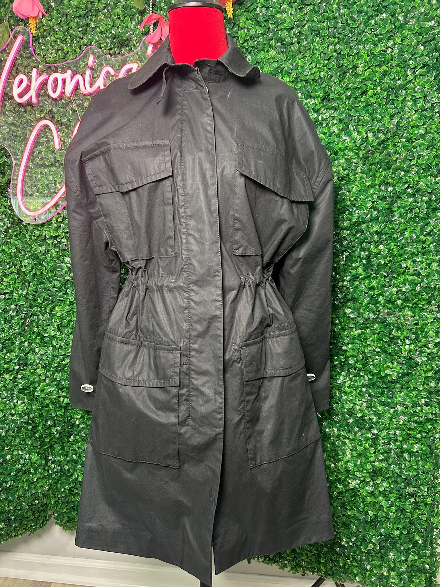 ATM Black Trench Coat