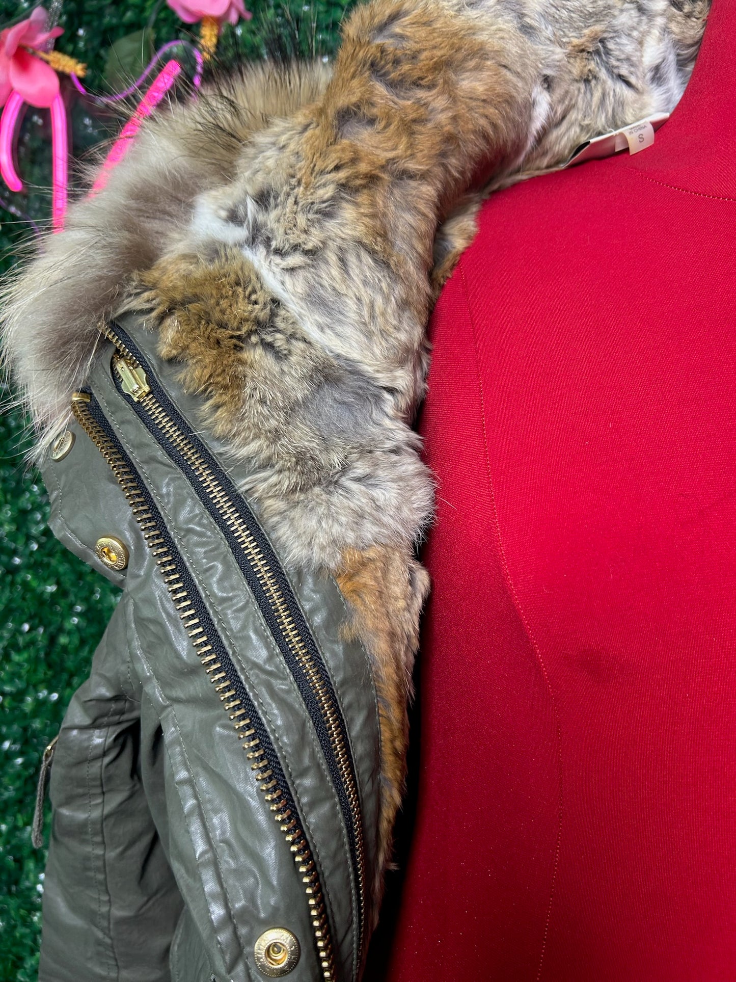 SAM Green Puffer Coat