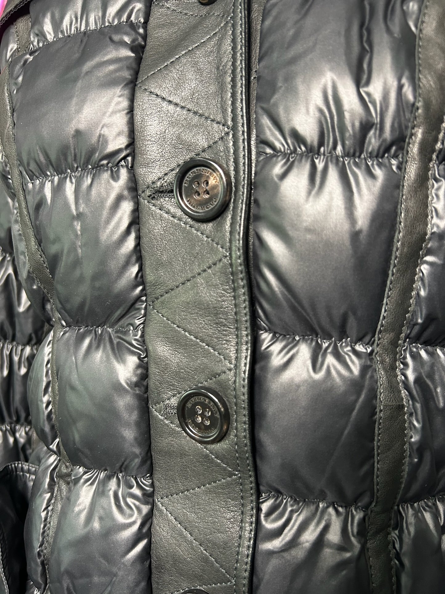 Burberry Black Puffer Coat