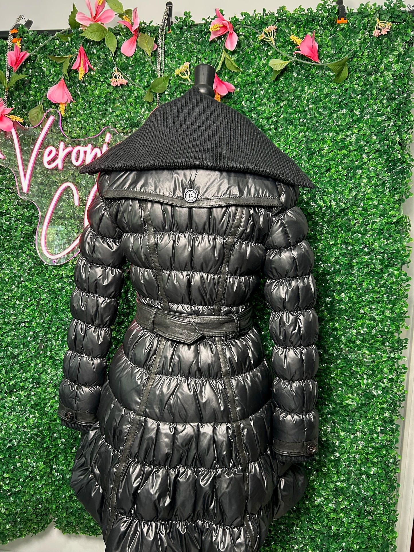 Burberry Black Puffer Coat