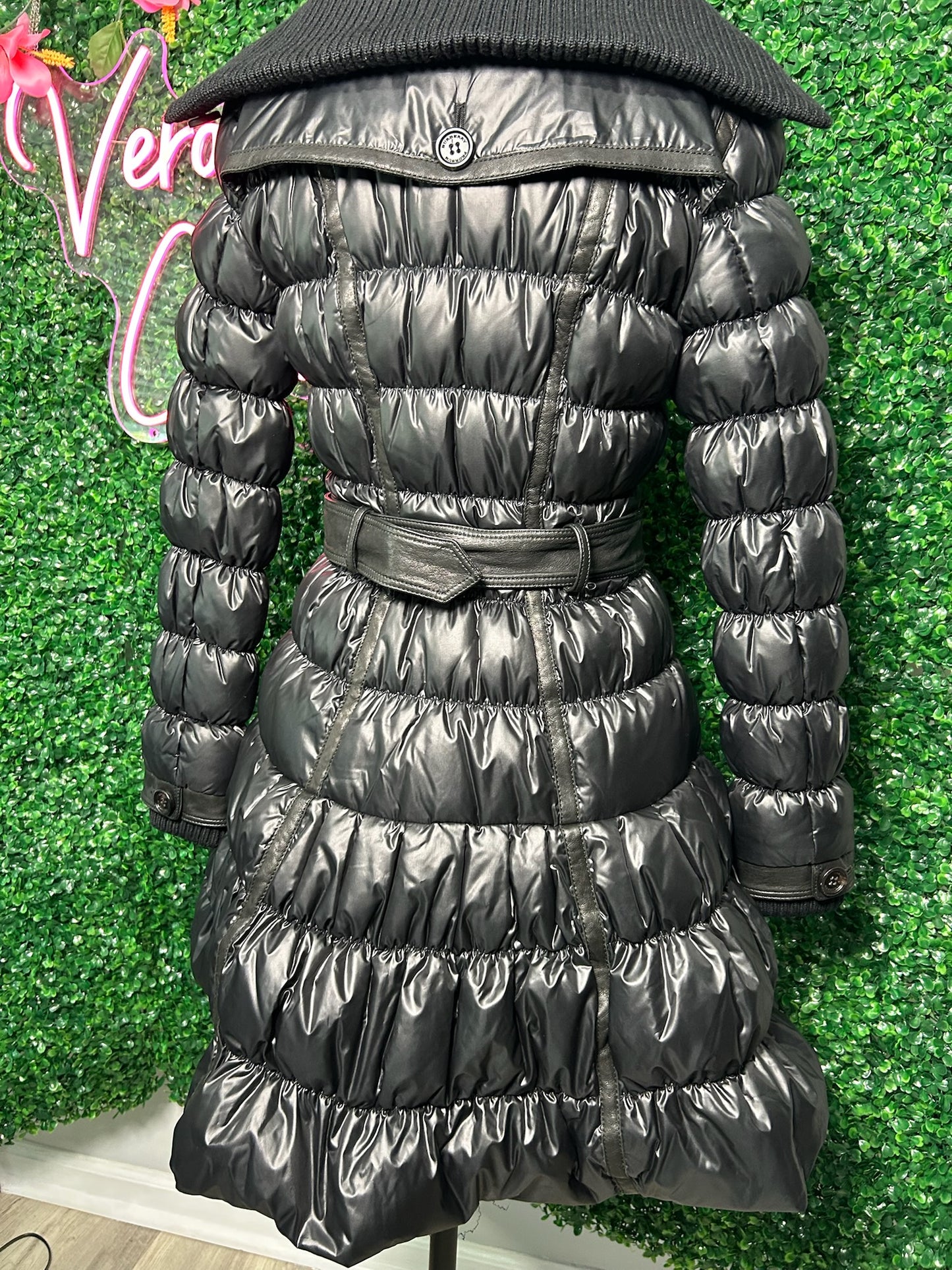 Burberry Black Puffer Coat