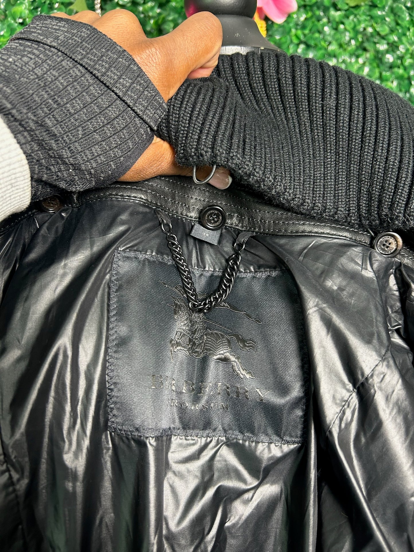 Burberry Black Puffer Coat
