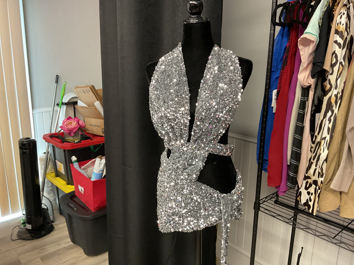 Good Evening Silver Sequin