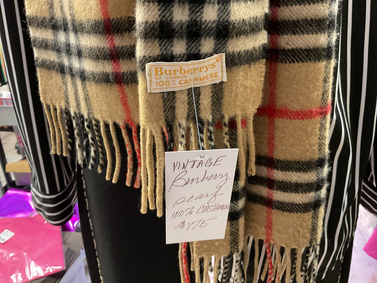 Vintage Burberry Scarf