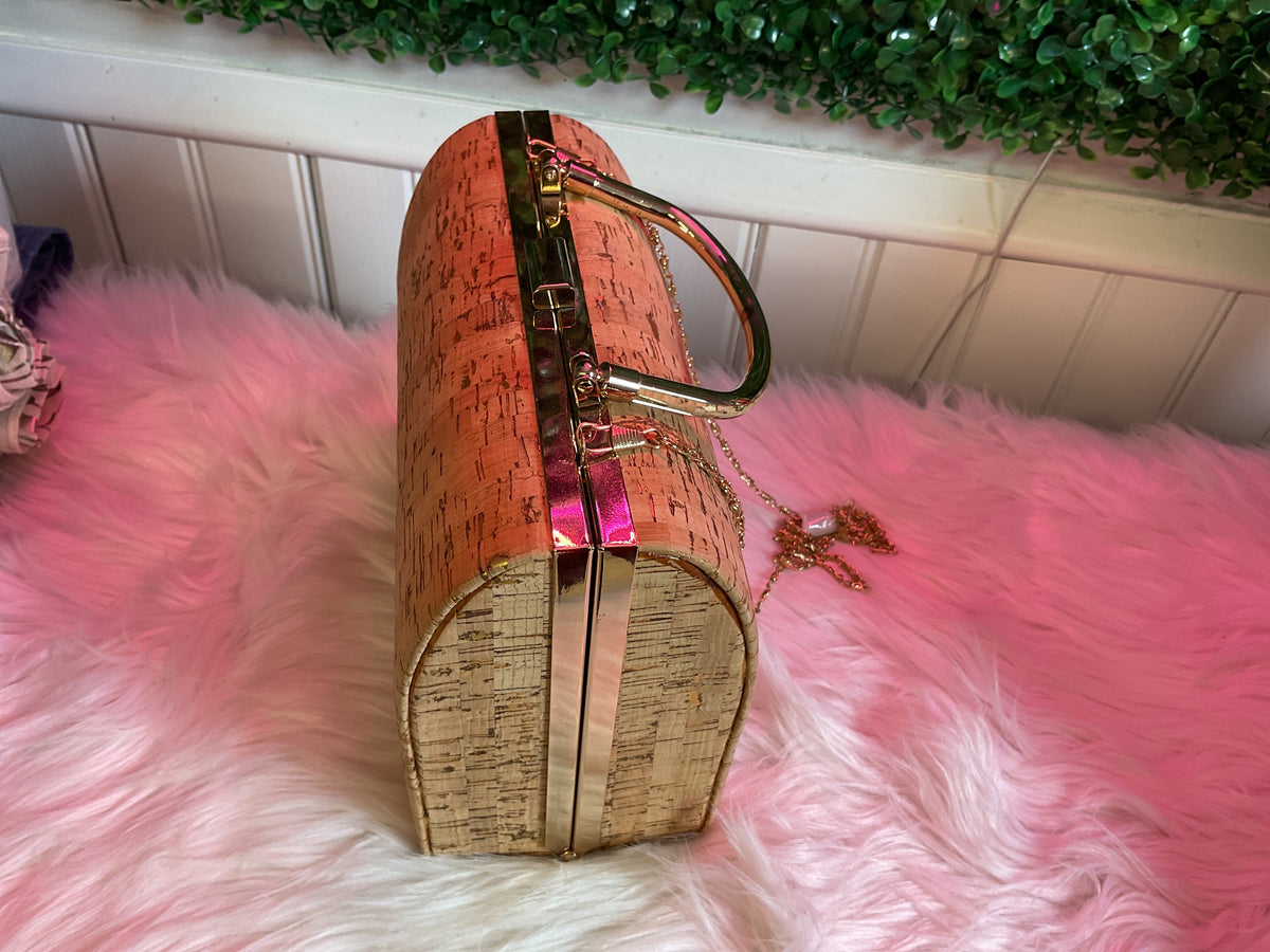 Cork and Gold purse