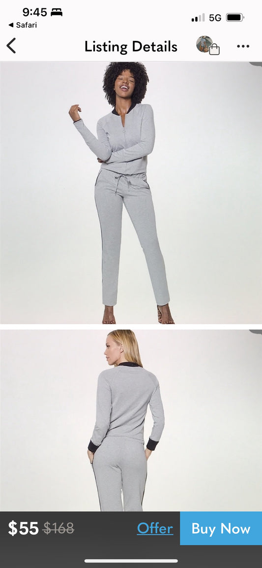 LA Relaxed long sleeve jumpsuit