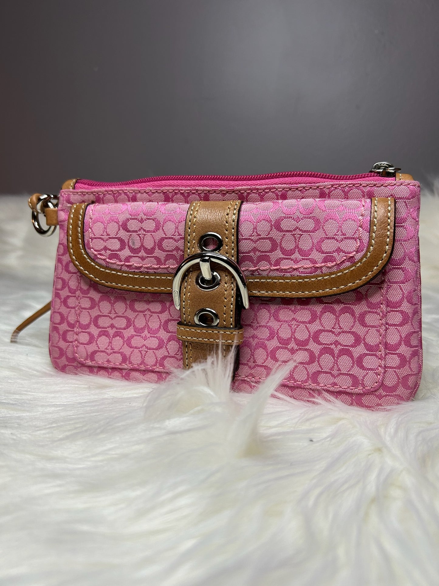 Coach Vintage Pink Wallet/Wristlet