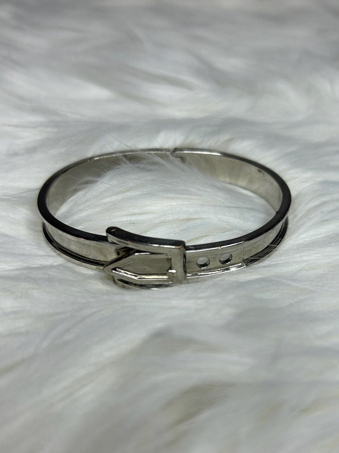 Silver Buckle Bracelet