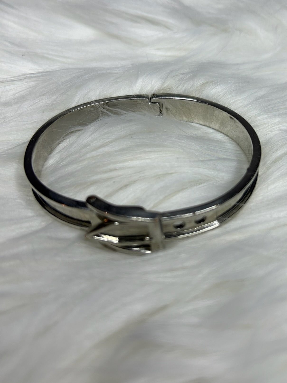 Silver Buckle Bracelet