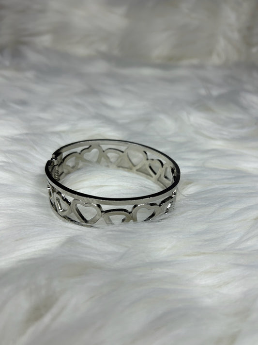 Heart Silver Bracelet