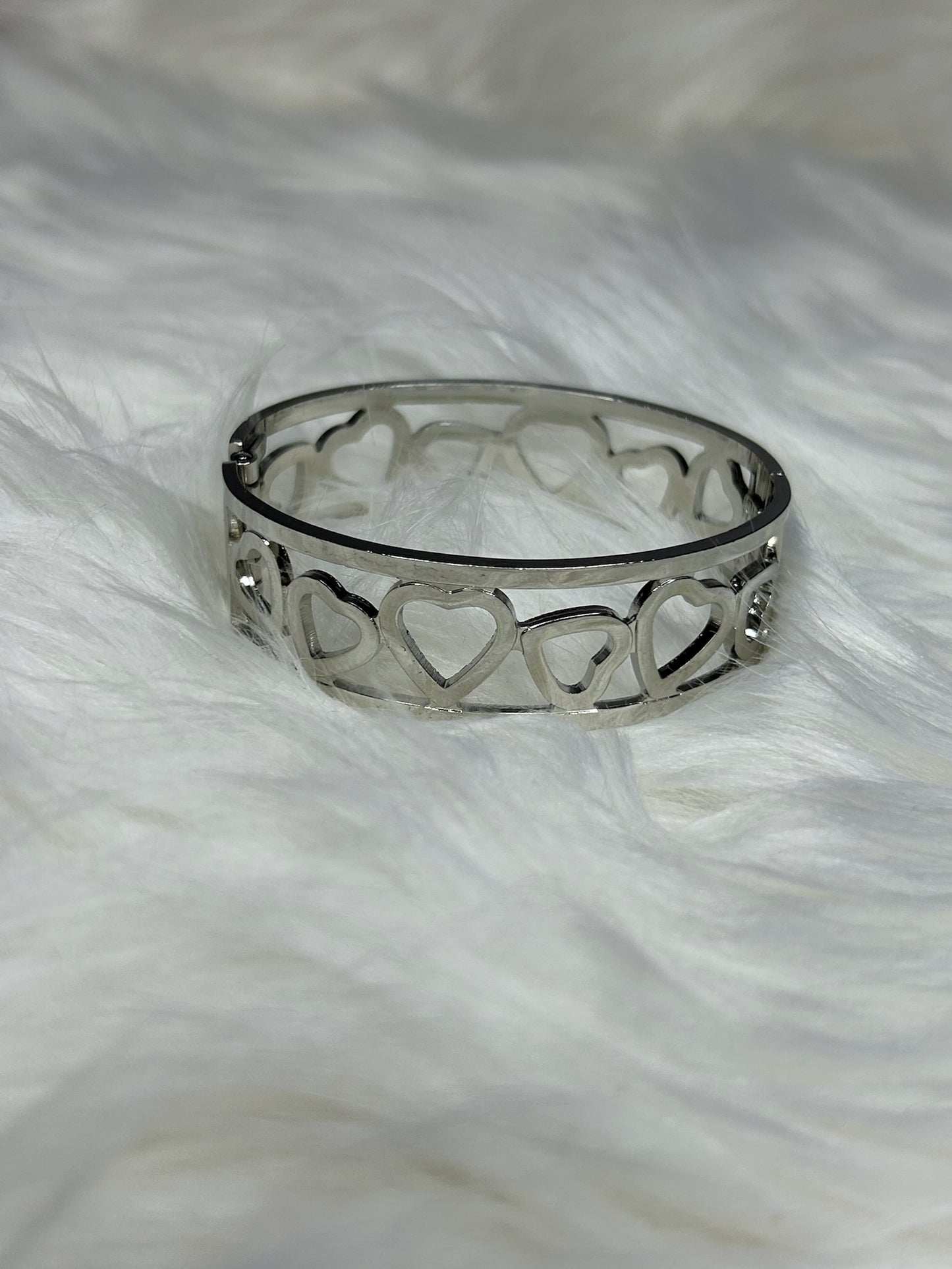 Heart Silver Bracelet