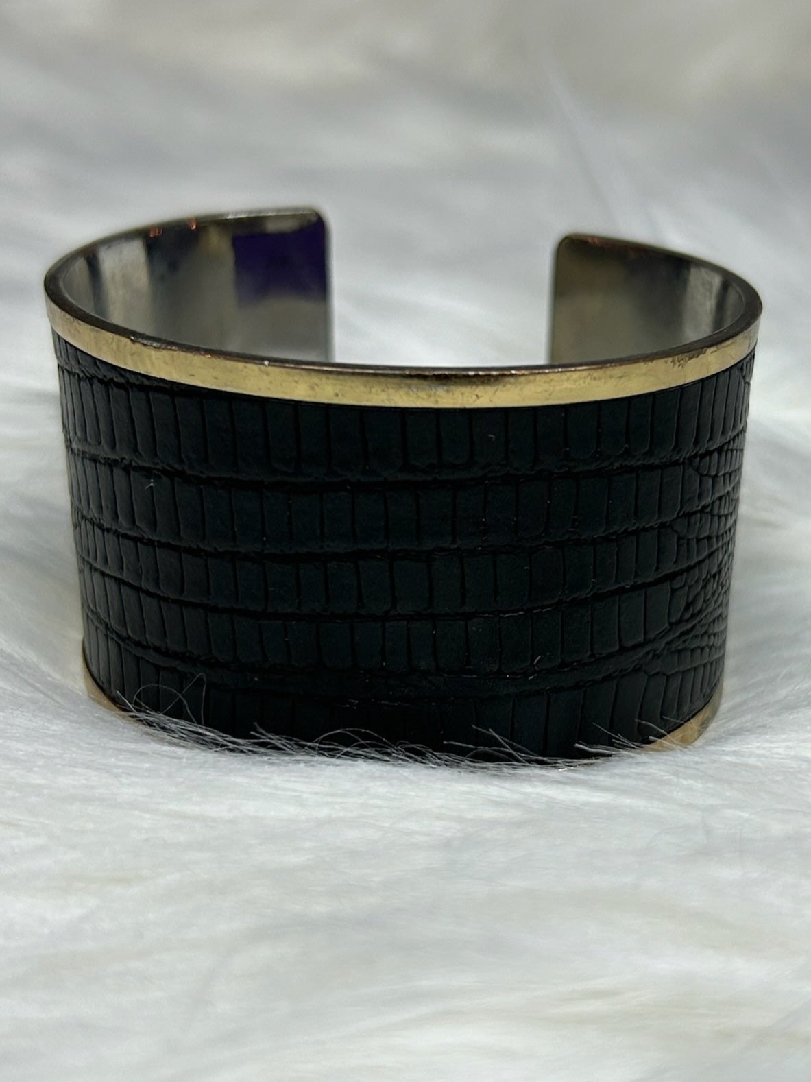 Black Leather Cuff