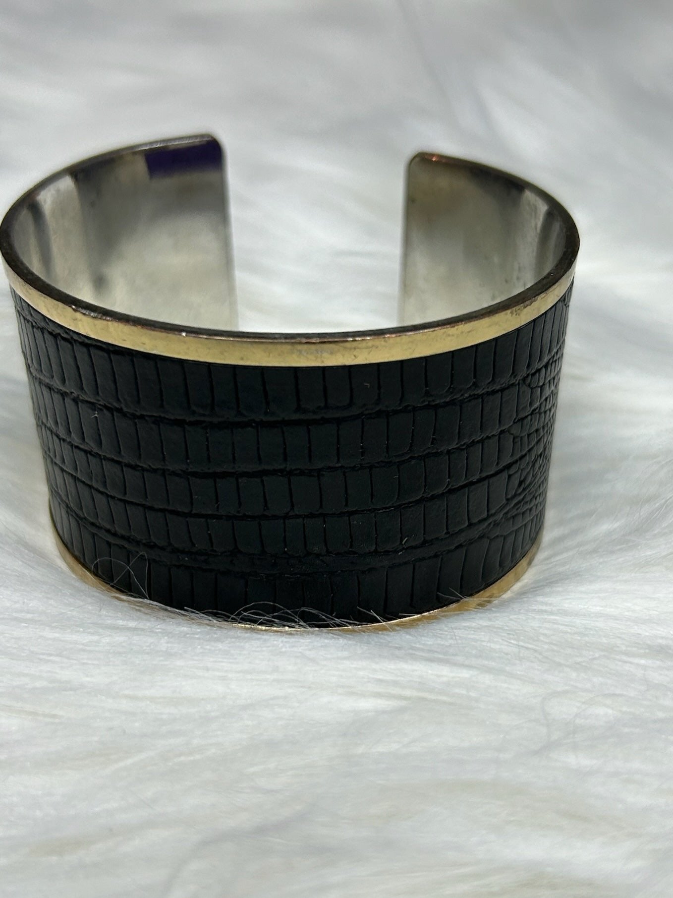 Black Leather Cuff