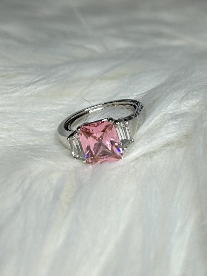 Pink Diamond Ring