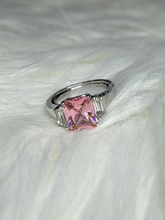 Pink Diamond Ring