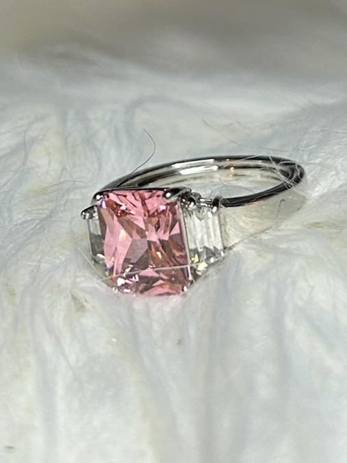 Pink Diamond Ring