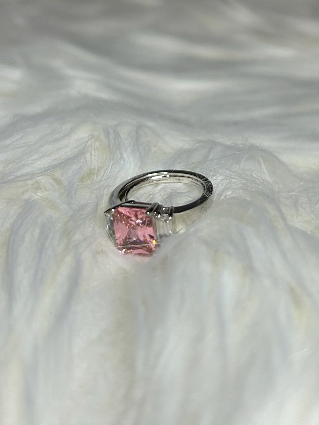 Pink Diamond Ring