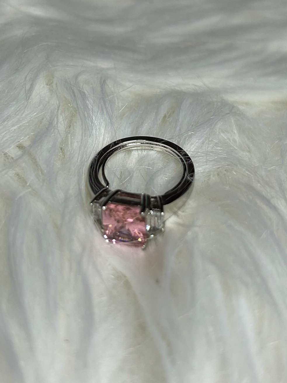 Pink Diamond Ring