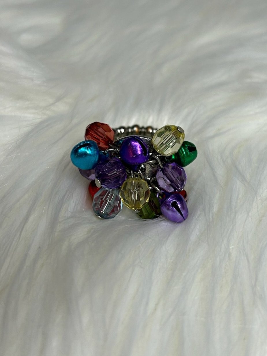 Multi-color Beaded Ring