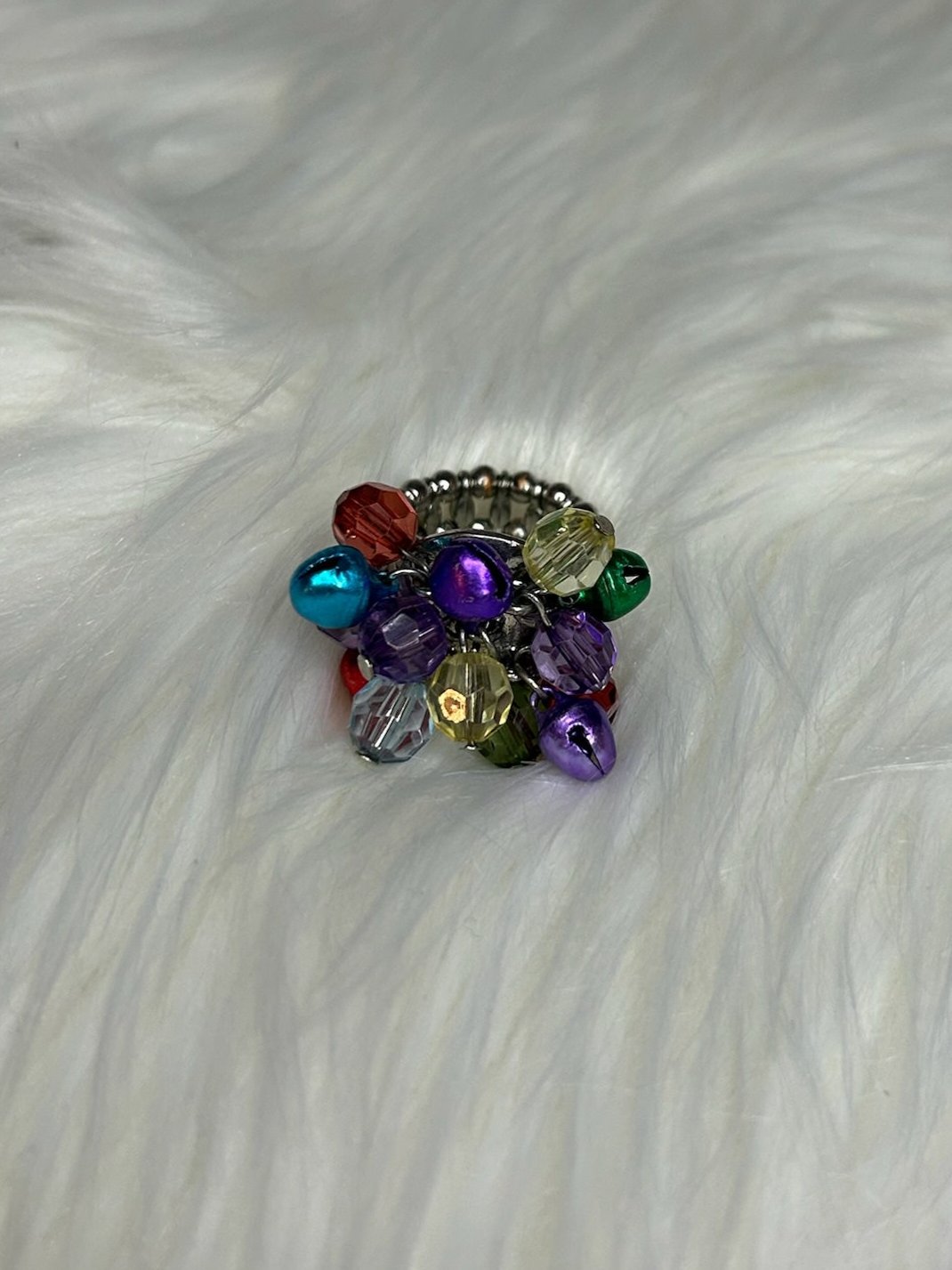 Multi-color Beaded Ring