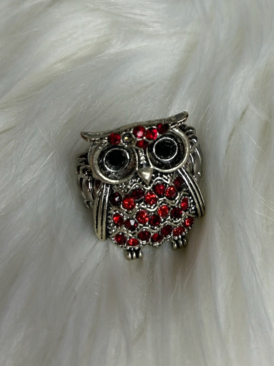 Owl Rhinestone Ring