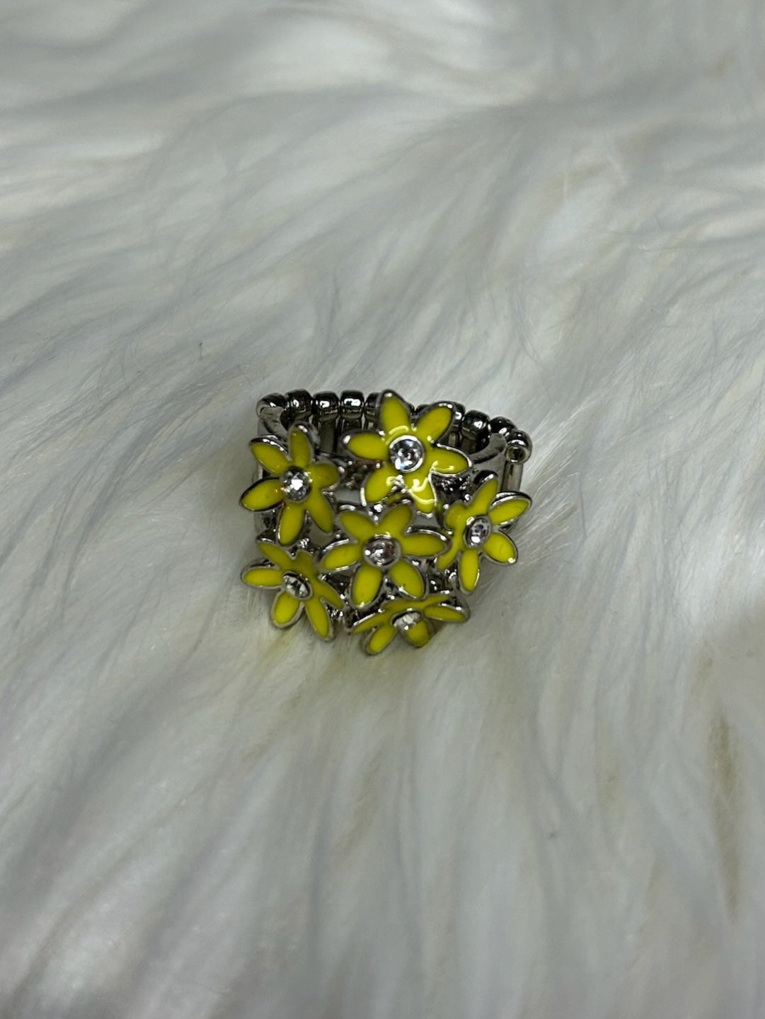 Yellow Flower Ring