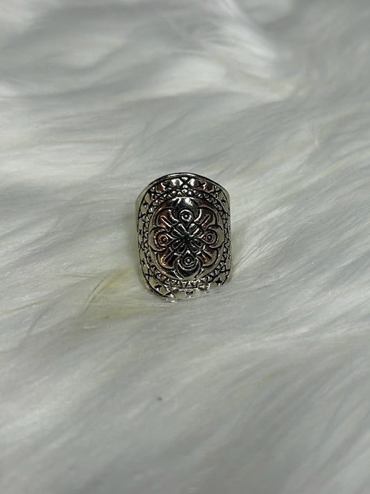 Silver Tribal Ring