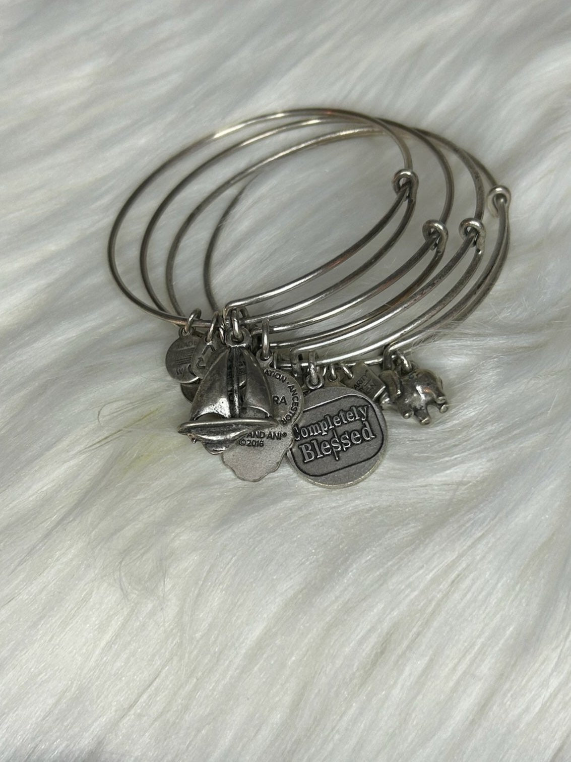 Alex and Ani Bracelet Set